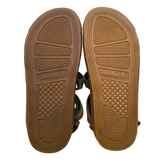 Timberland Men’s Green & Brown Lightweight Adjustable Strapped Sandals Size M - Picture 7 of 7